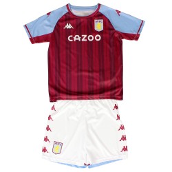 Camisola Aston Villa Criança Equipamento Primeiro 2021-2022 Manga Curta